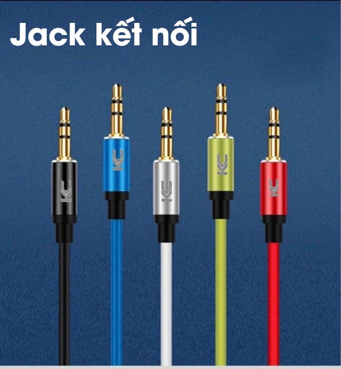 Dây jack kết nối đến các thiết bị khác