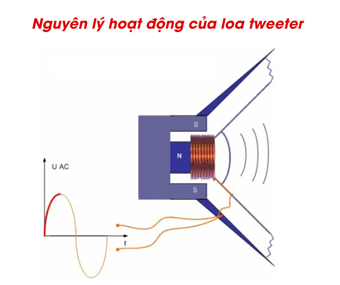 Nguyên lý hoạt động của loa tweeter