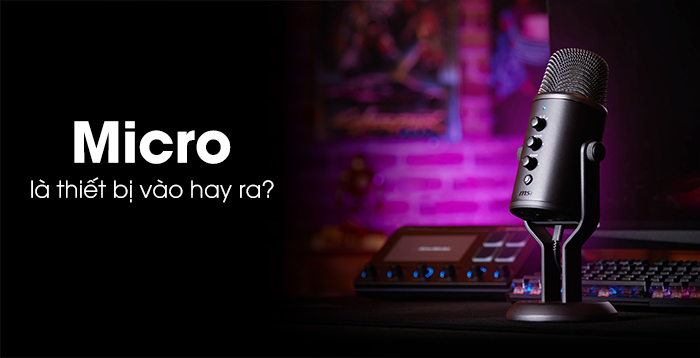 Micro là thiết bị vào hay ra?