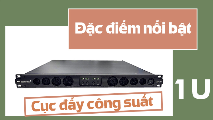 Cục đẩy kích thước 1U đạt tiêu chuẩn