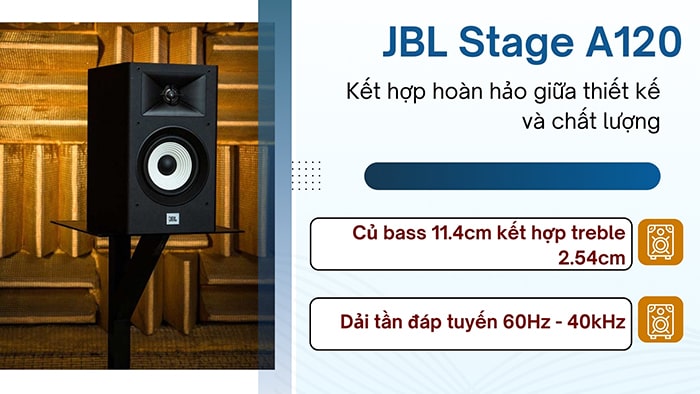 Loa JBL bookshelf Stage A120: 5.000.000 đồng