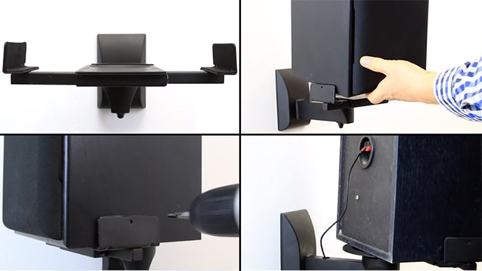 Cách lắp giá đỡ loa treo tường JBL