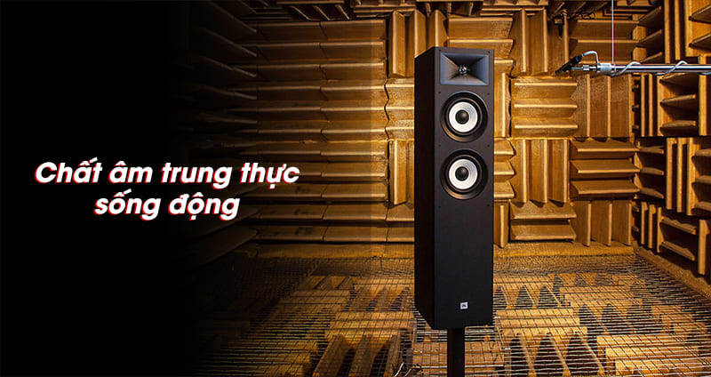 Chất lượng âm thanh của loa JBL đứng trung thực, sống động