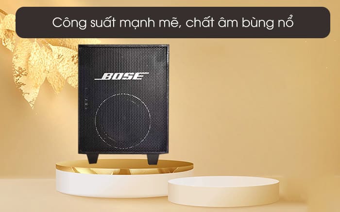 Công suất mạnh mẽ, âm thanh bùng nổ