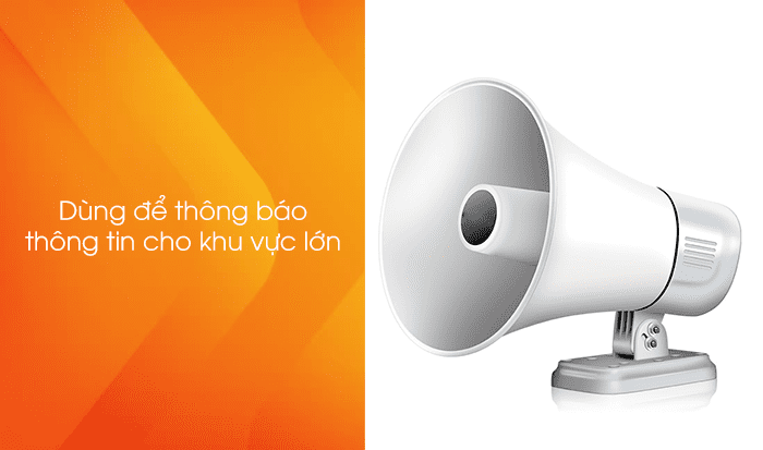 Loa phóng thanh 100W dòng chuyên dùng cho các hệ thống thông báo rộng lớn