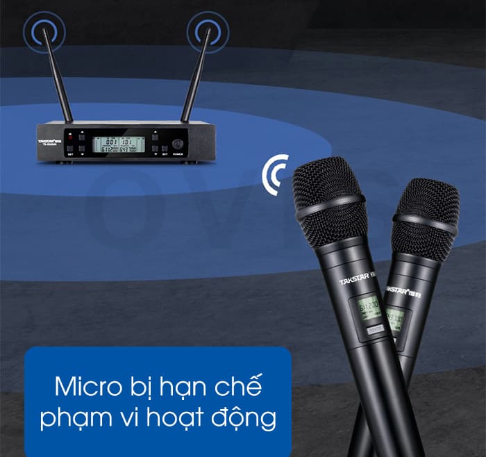 Sửa micro không dây bị hạn chế phạm vi hoạt động