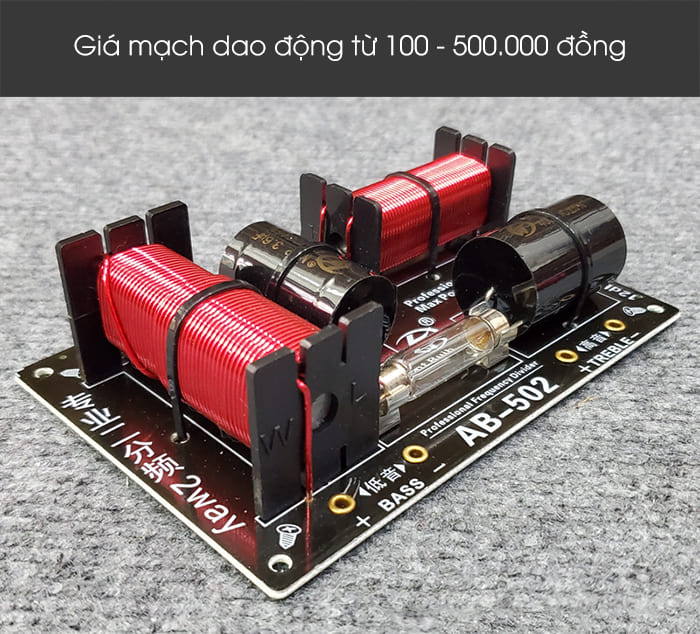 Giá mạch phân tần Bose hiện nay từ 100.000 - 500.000 đồng