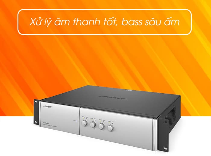 Xử lý âm thanh tốt, bass ấm sâu