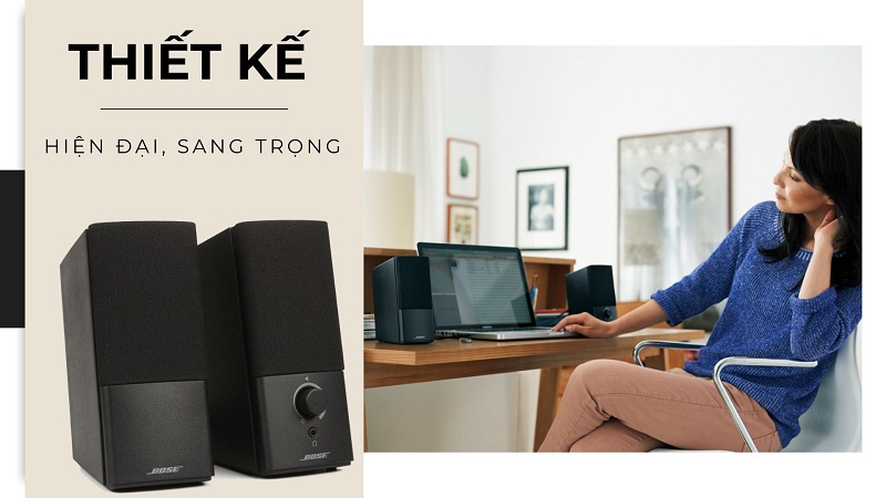 Bose Companion 2 Series 3 thiết kế hiện đại, sang trọng Bose Companion 2 Series 3 thiết kế hiện đại, sang trọng