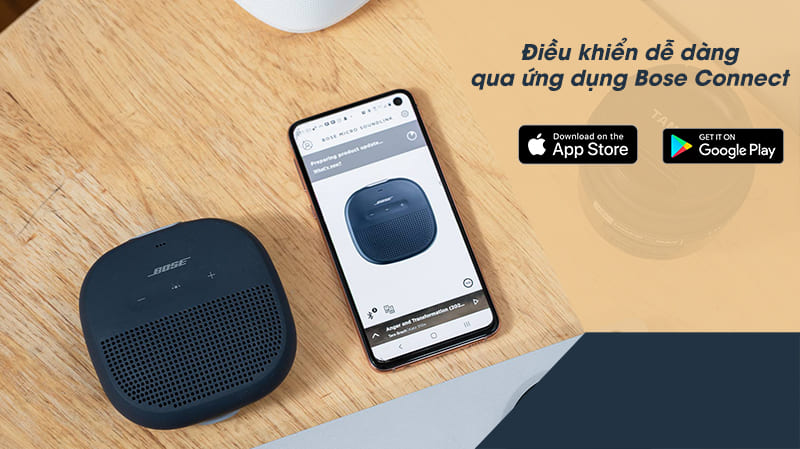 Điều khiển qua ứng dụng độc quyền Bose Connect