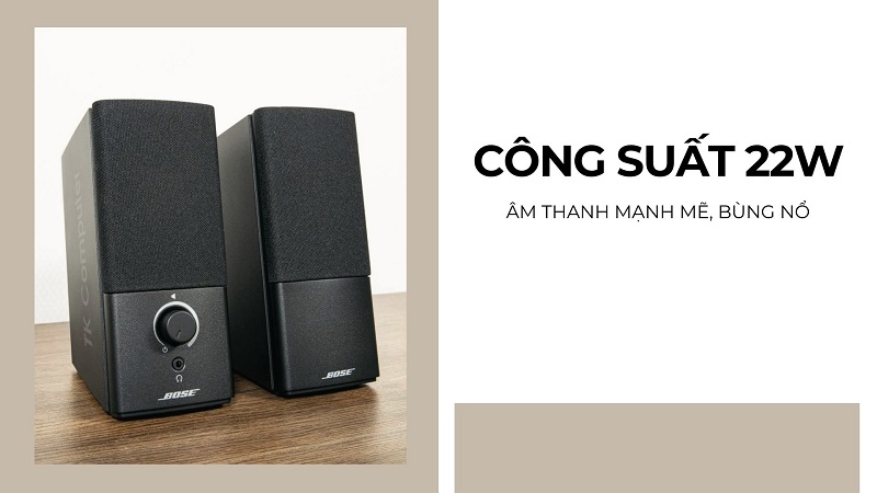 Loa Bose Companion 2 Series III sở hữu công suất mạnh mẽ Loa Bose Companion 2 Series III sở hữu công suất mạnh mẽ
