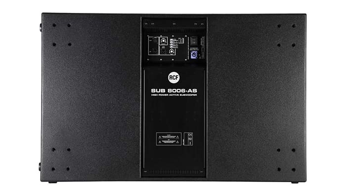 Bảng điều khiển phía sau của loa sub 8006 AS