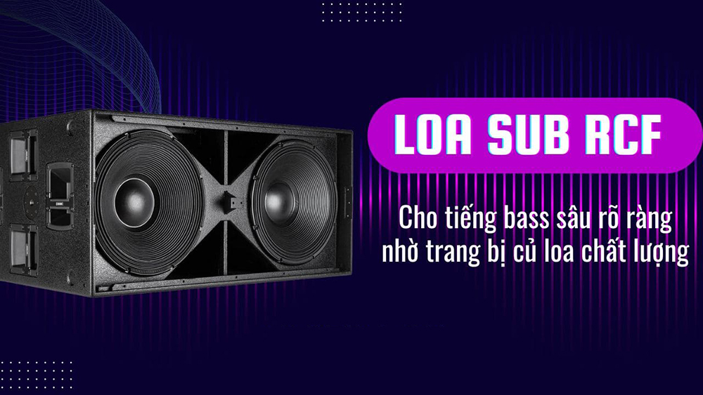 Tiếng bass trầm sâu, rõ ràng nhờ trang bị củ loa chất lượng