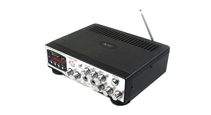 Amply Kinter 009 kết nối với nhiều loại loa khác 