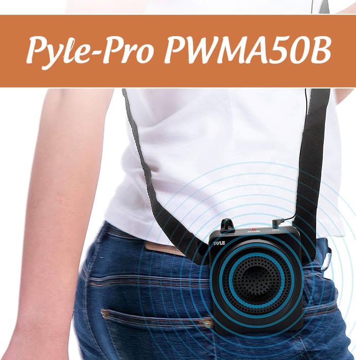 Loa đeo vai Pyle-Pro PWMA50B có công suất 50w
