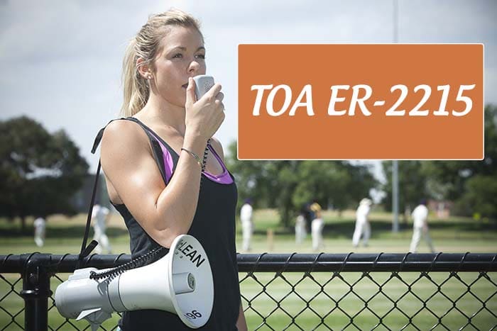 Loa đeo vai TOA ER-2215 truyền tải âm thanh rõ ràng