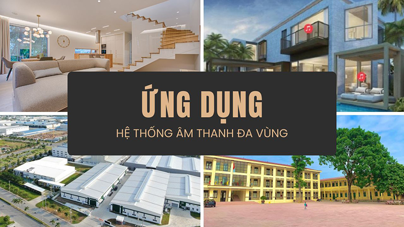 Ứng dụng của hệ thống âm thanh đa vùng Ứng dụng của hệ thống âm thanh đa vùng