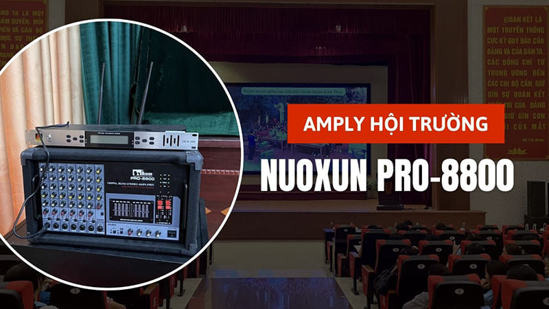 Amply hội trường Nuoxun Pro 8800 Amply hội trường Nuoxun Pro 8800