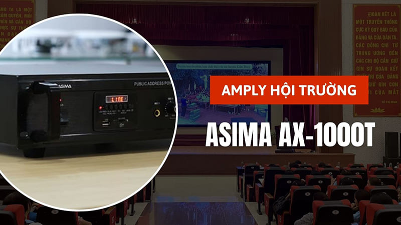 Amply hội trường Asima AX-1000T Amply hội trường Asima AX-1000T