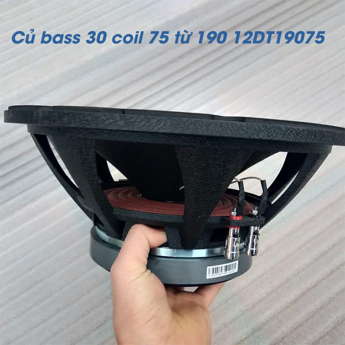 Củ bass 30 coil 75 từ 190 12DT19075