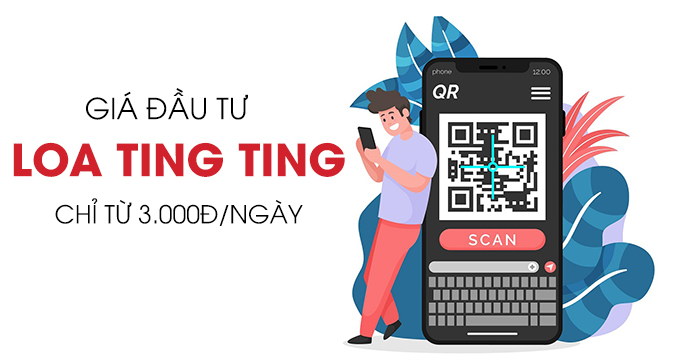 Giá đầu tư loa thông báo chuyển khoản không quá cao, chỉ từ 3.000 đồng/ngày