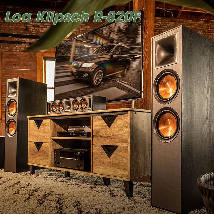 Loa Klipsch R-820F tái tạo âm thanh hoàn hảo