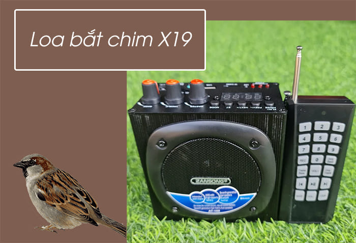 Loa bẫy chim điều khiển từ xa X19 Loa bẫy chim điều khiển từ xa X19