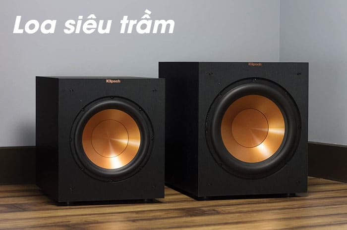 Loa siêu trầm tái tạo âm trầm