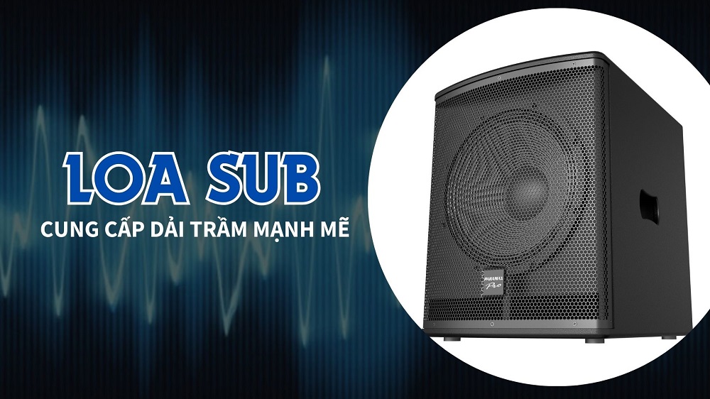 Loa sub cung cấp dải trầm sâu chắc mạnh mẽ