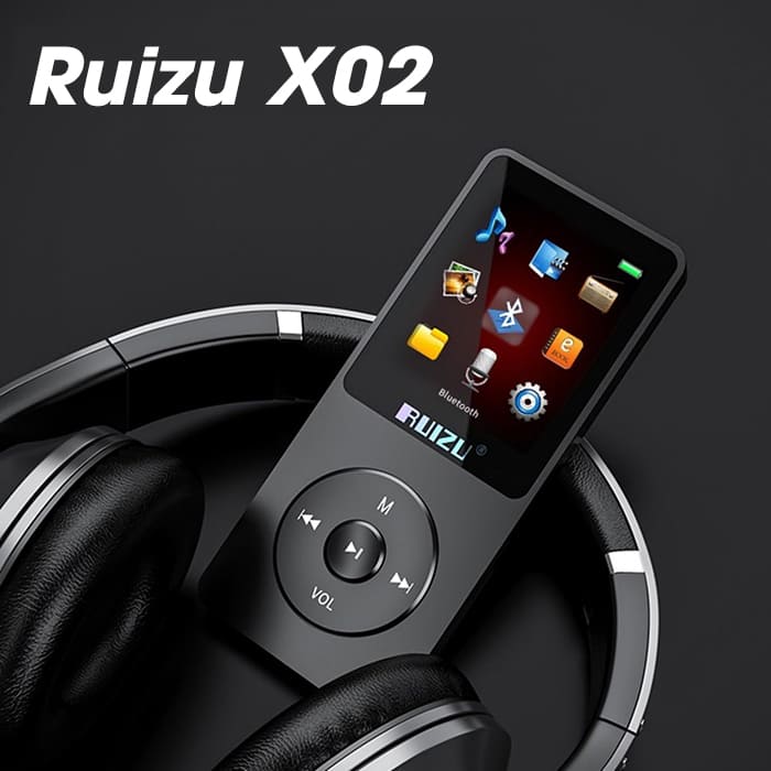 Máy nghe nhạc mp3 có loa ngoài Ruizu X02 Máy nghe nhạc mp3 có loa ngoài Ruizu X02