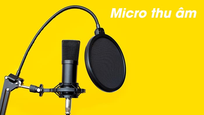 Micro thu âm có khả năng bắt âm cực đỉnh