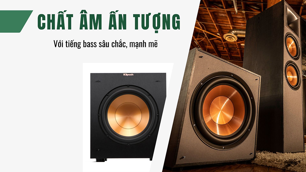 Tiếng bass sâu chắc bùng nổ giúp loa sub điện được yêu thích Tiếng bass sâu chắc bùng nổ giúp loa sub điện được yêu thích