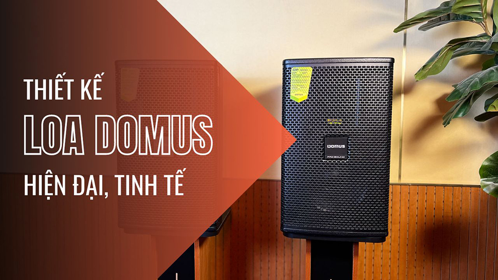 Thiết kế loa Domus đơn giản, hiện đại mà không kém phần tinh tế