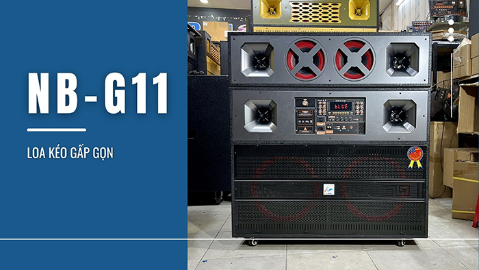 Loa kéo gấp gọn NB-G11: 8.990.000 đồng