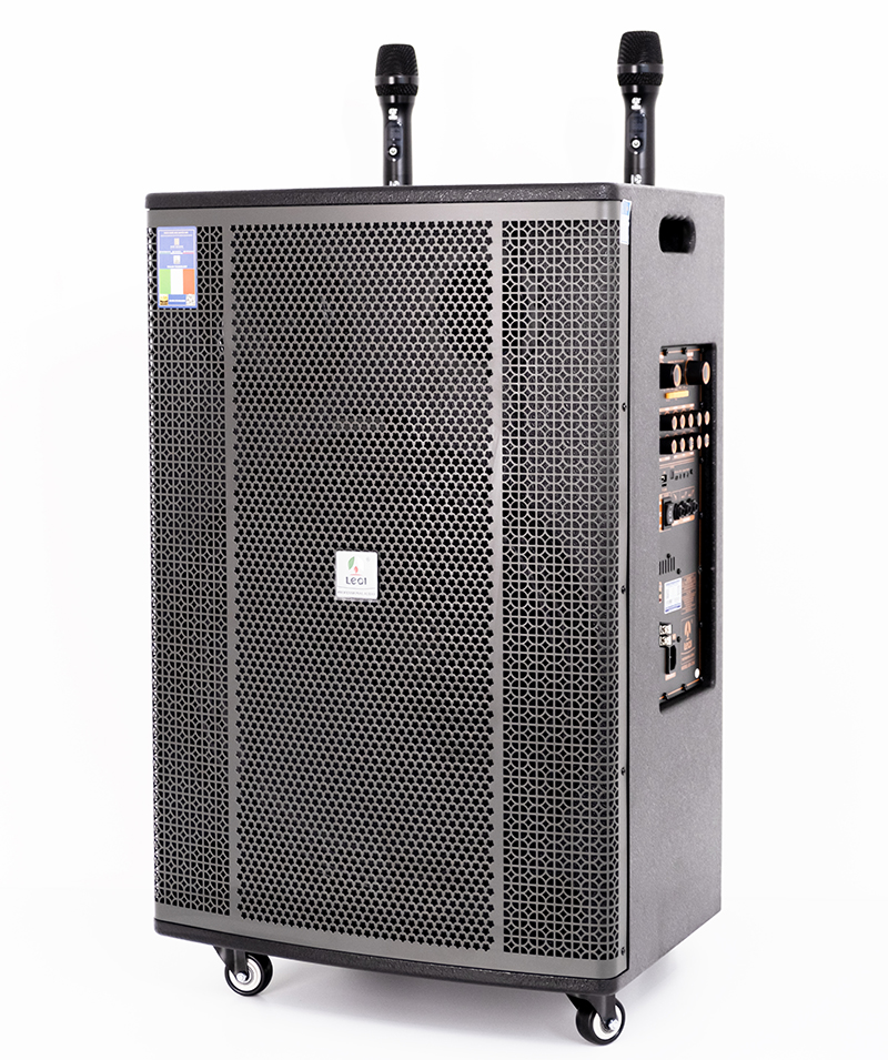 LEQI GX-318 sở hữu hệ thống âm thanh bao gồm 1 loa bass 50cm, 1 mid và 1 treble