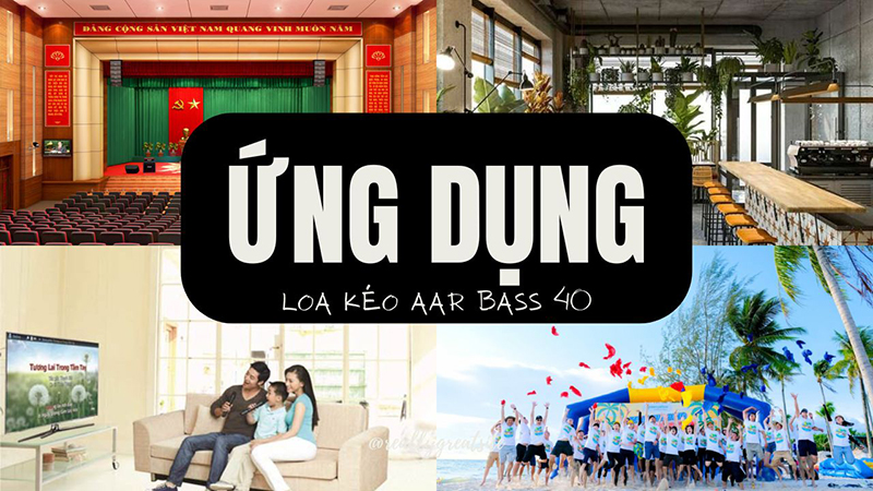 Loa AAR bass 40 dùng cho gia đình, sự kiện, sân khấu, quán cafe
