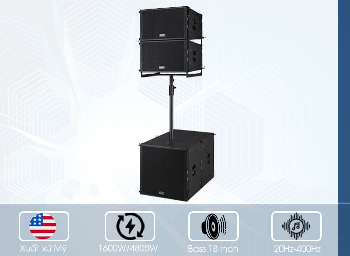 Loa Fony DPS-DA110B tái tạo âm trầm sâu lắng