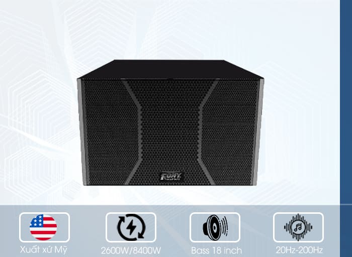 Loa Fony TAR-212DB tái tạo âm trầm sâu lắng