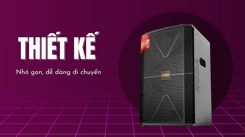 Loa Koda 25 sở hữu vẻ ngoài nhỏ gọn, dễ vận chuyển, lắp đặt Loa Koda 25 sở hữu vẻ ngoài nhỏ gọn, dễ vận chuyển, lắp đặt