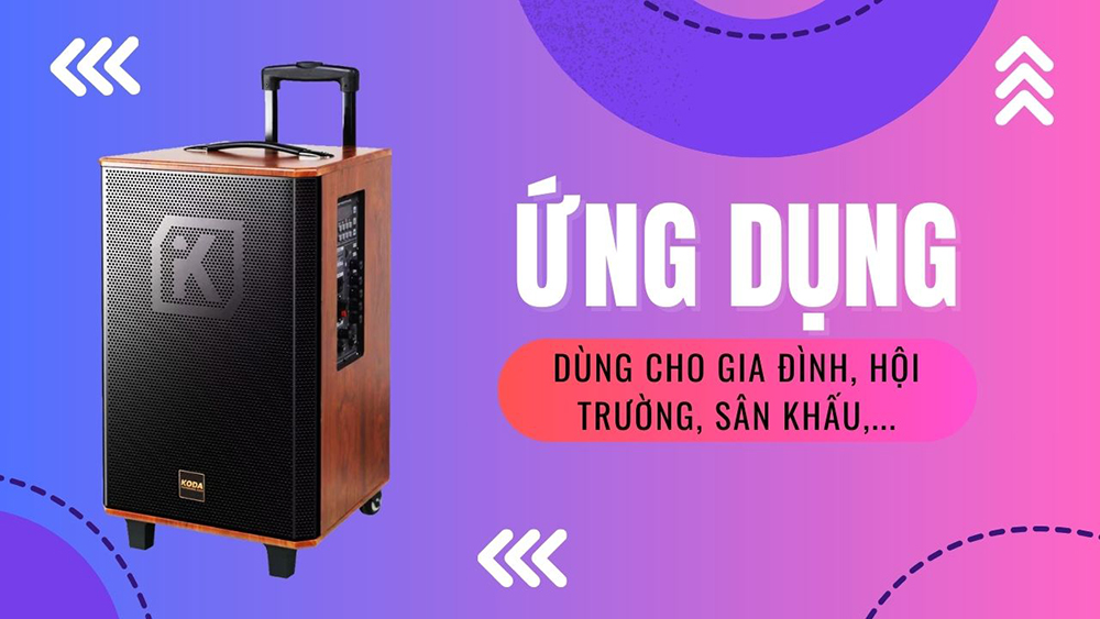Loa Koda dùng cho gia đình, cửa hàng, hội trường, sân khấu