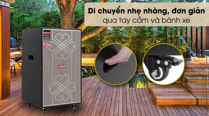 Loa Mobell sở hữu thiết kế hiện đại, chắc chắn