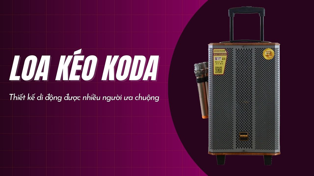 Loa kéo Koda thiết kế di động, được nhiều người ưa chuộng