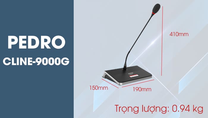 Micro PEDRO CLINE-9000G kích thước nhỏ gọn Micro PEDRO CLINE-9000G kích thước nhỏ gọn