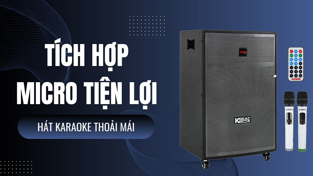 Tích hợp micro không dây tiện lợi