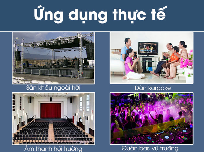 Loa LEQI GX-318 ứng dụng đa dạng