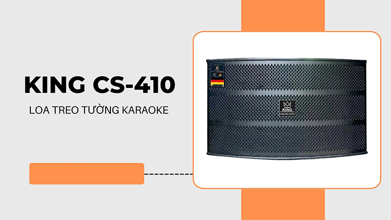 Loa karaoke treo tường King CS-410