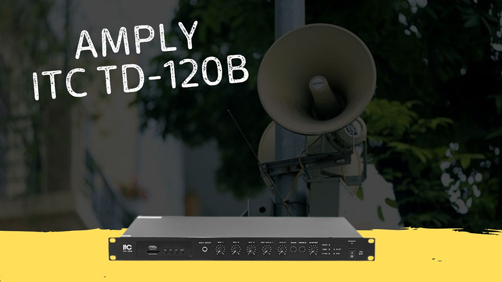 Amply dùng cho loa phóng thanh ITC TD-120B Amply dùng cho loa phóng thanh ITC TD-120B