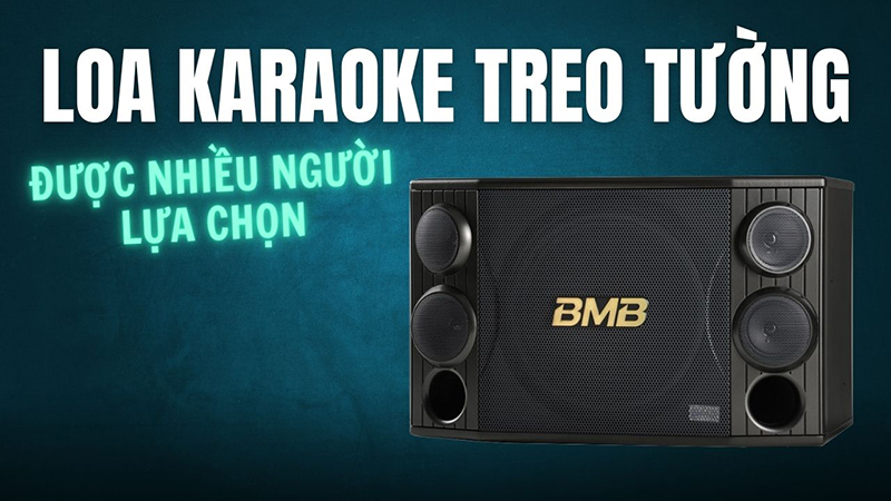 Loa karaoke treo tường được nhiều gia đình hiện nay lựa chọn