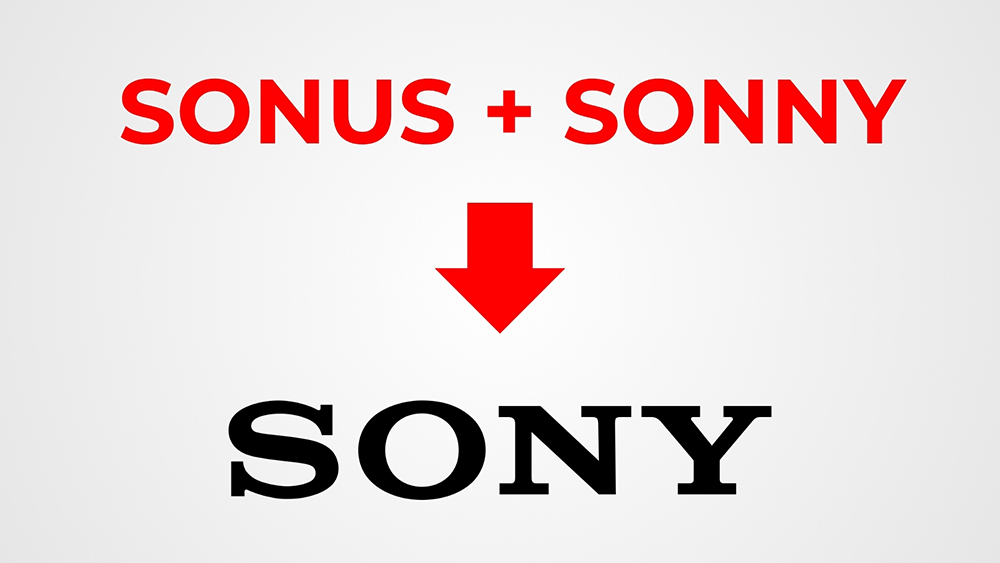 Sony ghép từ Sonus và Sonny có ý nghĩa là cậu bé thông minh nhanh nhẹn