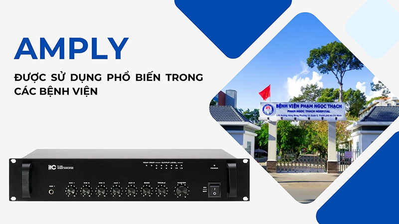 Bộ khuếch đại âm thanh có thể sử dụng amply hoặc cục đẩy công suất